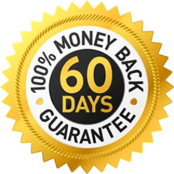60 day satisfaction guarantee badge for NiteHush Pro