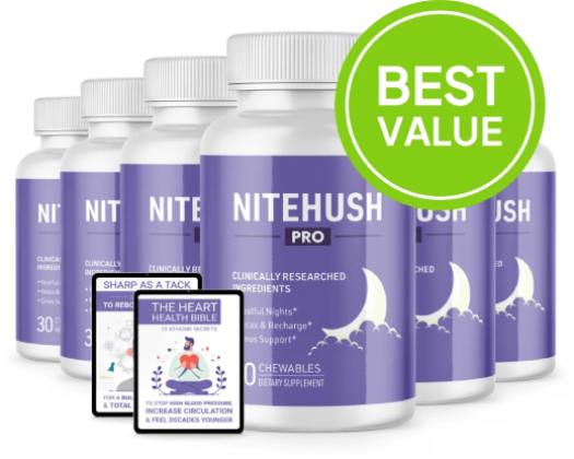 Order NiteHush Pro today for better sleep and nighttime breathing support